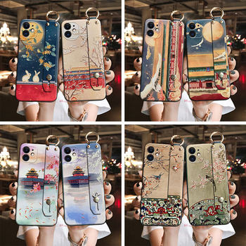 [Dropshipping]Suitable for Apple 17 Creative Wristband Phone Case, Huawei Mate 60 Pro Chinese Style Anti-Drop