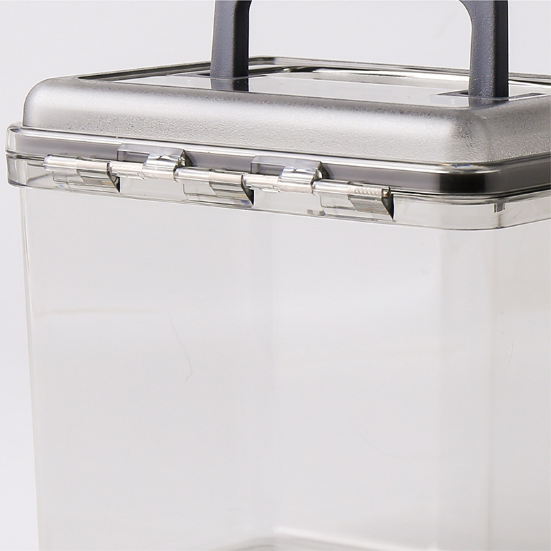 Transparent Storage Box for Household Use, Transparent and Thickened, Moisture-Proof, Snack and Medicinal Storage Box