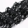 6.20cm Wide Nylon Black Stretch Lace Fabric Clothing Lace Accessories Cut Out Skirt Intimates Intimates Fabric