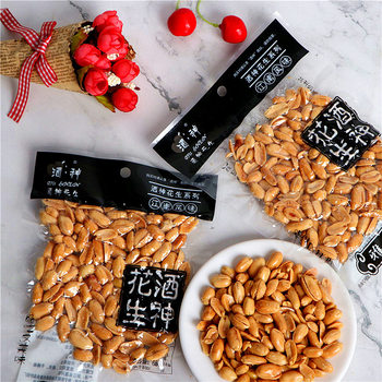 Jiushen Drinking Peanuts 65g Peanut Kernels Spicy Spicy Peanut Rice Packet Drinking Peanut Roasted Seeds Spiced Salt and Pepper