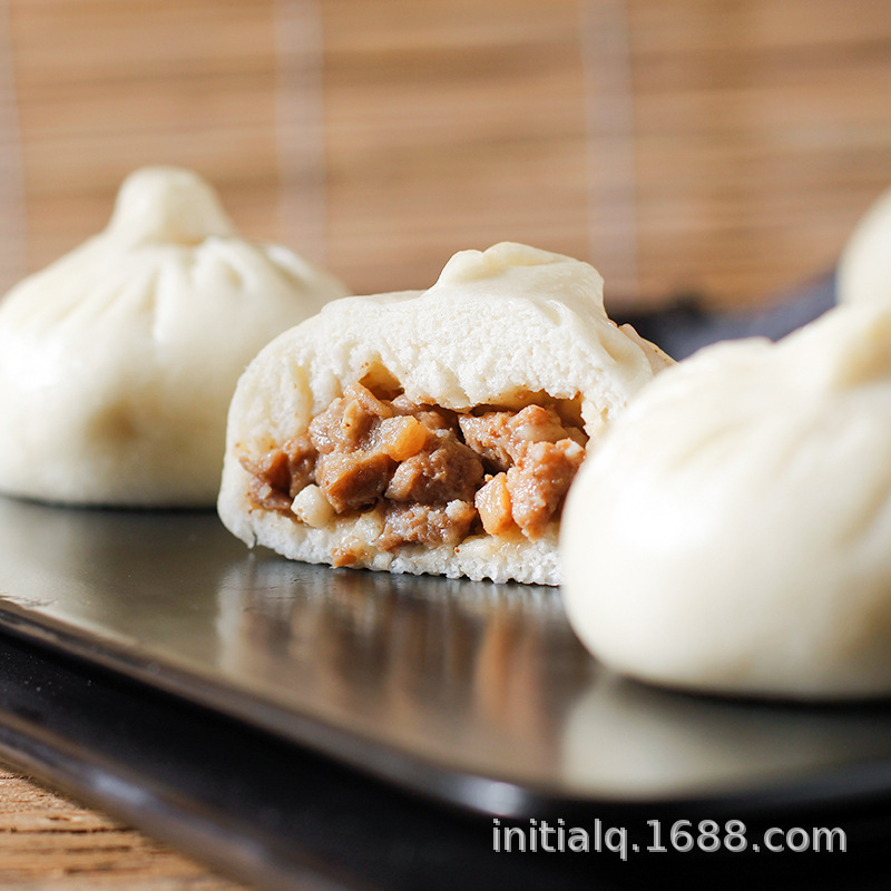 Yangzhou Fuchun steamed stuffed bun, three-dimensional steamed stuffed bun, braised wheat, crab yellow steamed stuffed bun, small cage soup bun, Wufeng breakfast semi-finished products