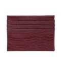 Crocodile pattern wine red