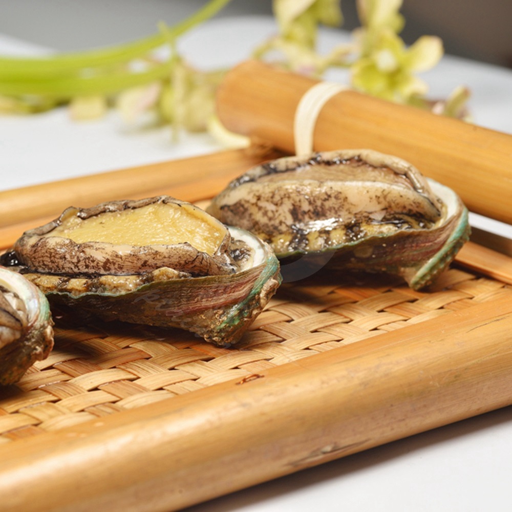 Captain Jiang's Gutted Cooked Frozen Abalone with Teeth Removed and Substituted for Internal Organs 260g 8 Capsules Packed with Liquid Nitrogen to Lock in Freshness, Self-Sold by Fujian Manufacturer