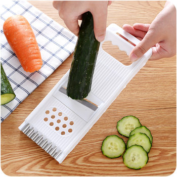 Multi-function vegetable cutter 4-piece slicer manual vegetable cutter household kitchen potato wire cutter grater