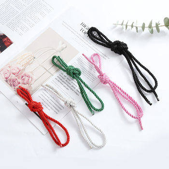 Factory direct supply Multi-specification color three-strand rope outdoor umbrella rope diy bracelet braided rope craft rope polyester wholesale