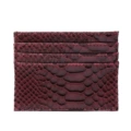 Snake pattern wine red