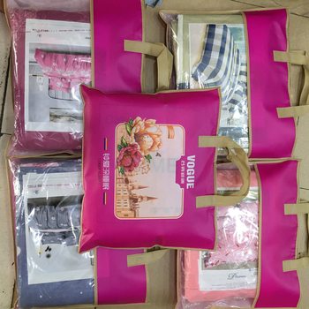 Thickened twill sanding plant cashmere four-piece set micro-business market stall gift group purchase soft high-end atmosphere