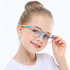 2231 Flat Glasses Tr90 Frame Kidsren's Glasses Men's and Women's Flat Glasses Round Trendy Goggles Kidsren's Eye Frame