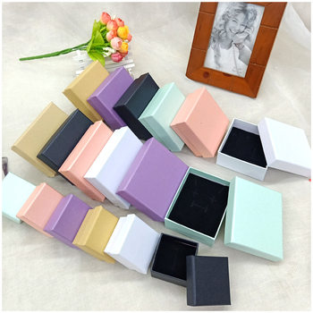 Frosted Jewelry Packaging Box Color Box Accompanying Gift Box Tiandi Box Small Paper Box Bracelet Packaging Box