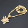 Golden Genie Single Row Diamond Necklace 50cm