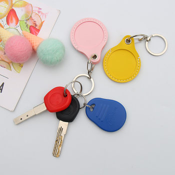 Factory direct supply cartoon community water drop card set Mini Card access control card set induction key chain protective cover