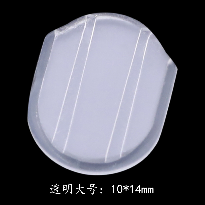 现货批发防滑耳夹防痛垫环保硅胶耳夹垫透明隐形螺旋耳夹软胶垫