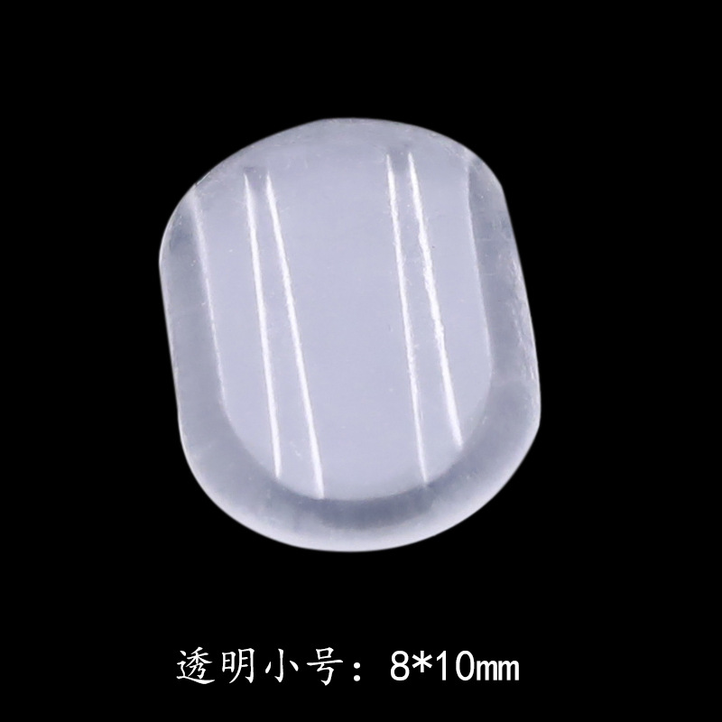 现货批发防滑耳夹防痛垫环保硅胶耳夹垫透明隐形螺旋耳夹软胶垫