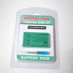 GameBoy Advance Console Built-in Battery 850mAh GBA SP Replacement Battery with Screwdriver Blister Pack