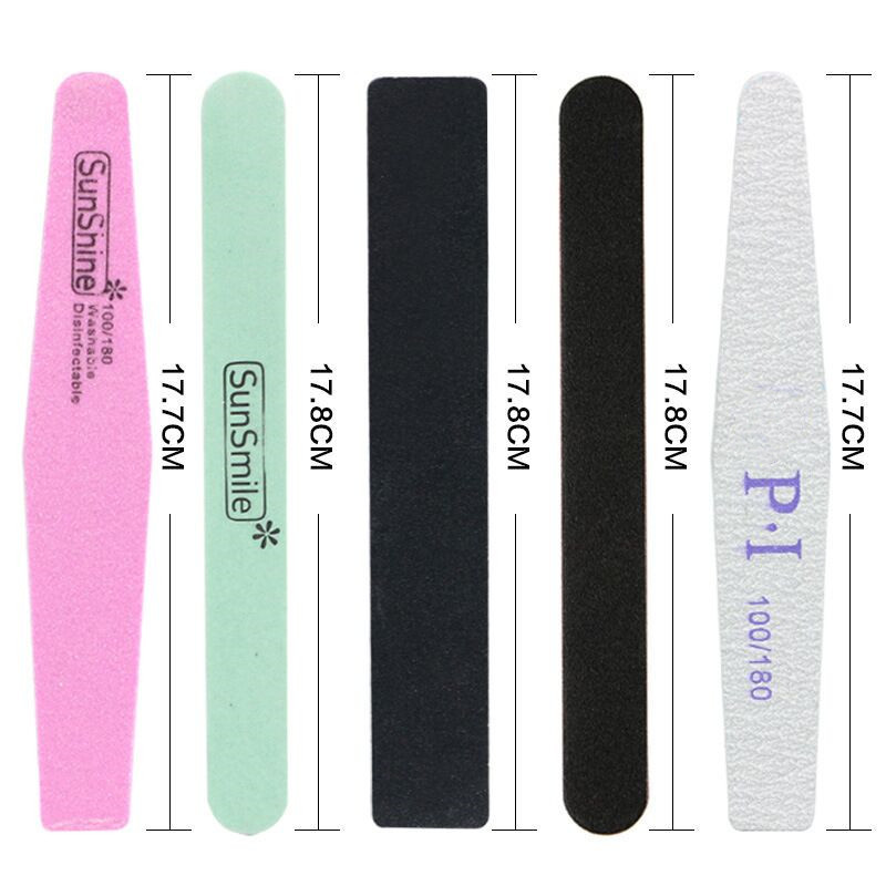 Nail tools nail rub polishing strip double-sided sanding strip sponge file nail rub repair hand 10 pieces suit