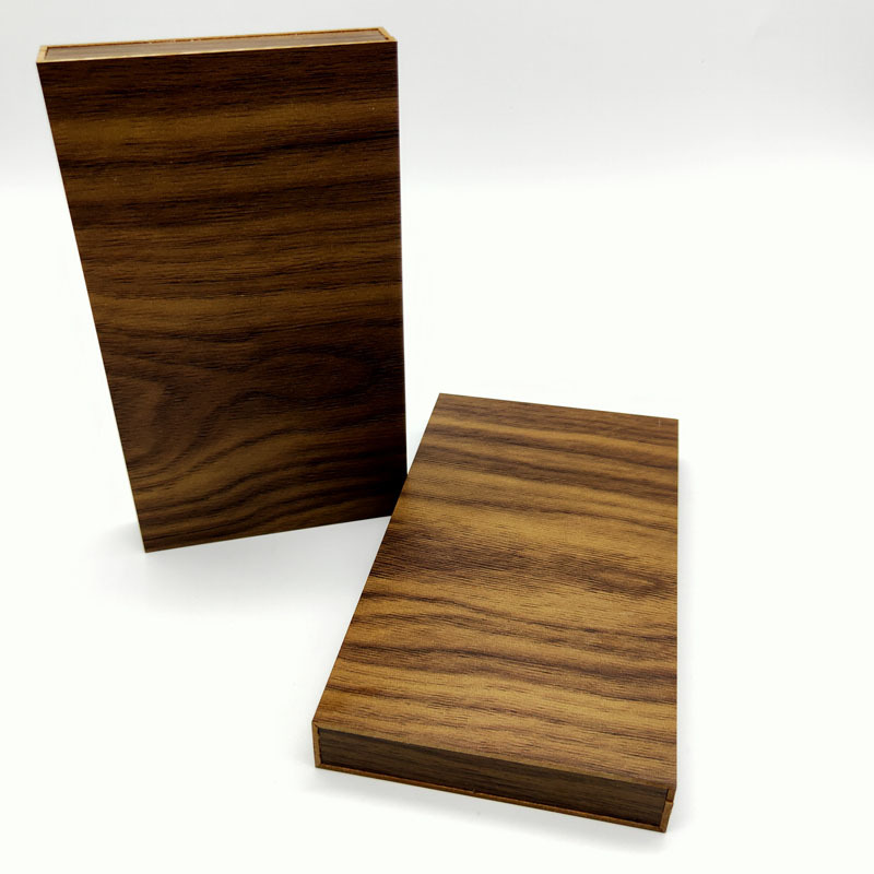 Universal Watch Strap Packaging Box Watch Chain Wooden Box Neutral Black Walnut Color Pvc Children's Packaging Digital