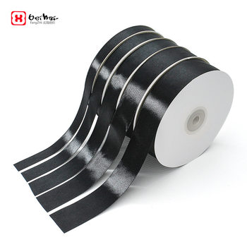 Factory wholesale black ribbon ribbon gift decorative ribbon packaging ribbon wholesale bouquet handmade bow