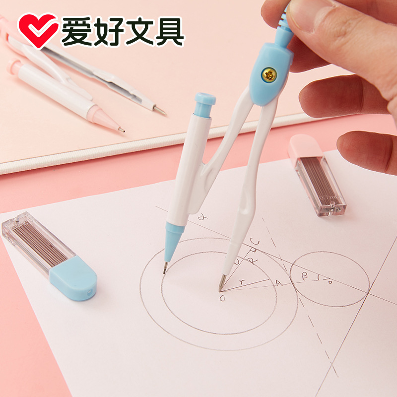 Hobby compasses metal drawing design examination students use as drawing tools compasses set 77104