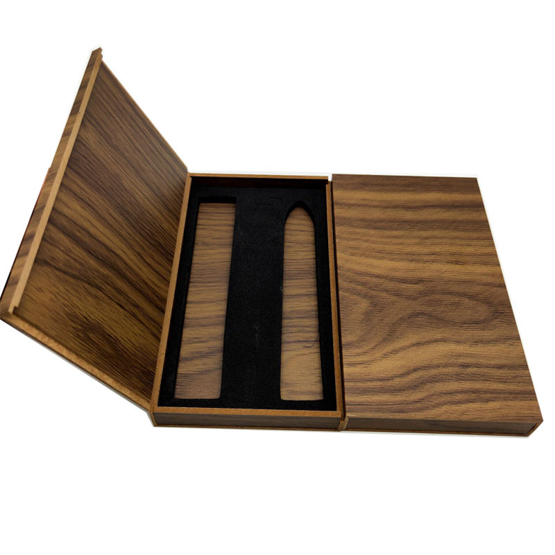 Universal Watch Strap Packaging Box Watch Chain Wooden Box Neutral Black Walnut Color Pvc Children's Packaging Digital
