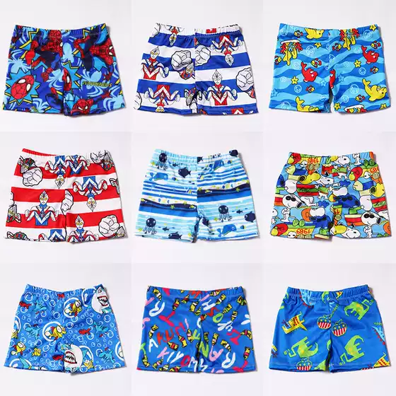 Boys' Swim Trunks Quick-Dry Cartoon Briefs for Toddler & Kids Kids' SPA Swimwear