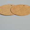 Round Kraft Paper Tag Spot Wholesale Universal Blank Card Clothing Label Certificate Printing Design