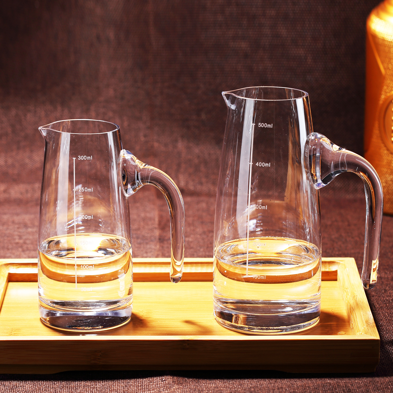 Factory Goods Crystal Liquor Dispenser Red Wine Awakening Jug Small Wine Spoon Graduated Public Glass Classic Wine Set Multi-style