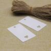 Cross-border supply of new 5x 3cm Kraft paper small tag DIY Handmade gift baking white card label