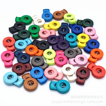 Plastic Single Hole Spring Buckle Buckle Hanging Bell Tightening Buckle Elasticity Adjusting Buckle Set Rope Buckle Pig Nose Buckle Buckle