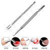 Cross-Border Hot-Selling Manicure Care and Dead Skin Three-Piece Set Stainless Steel Dead Skin Pusher Dead Skin Scissors Dead Skin Pliers Manicure Tools