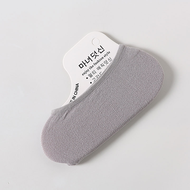 夏季超薄糖果色天鹅绒隐形小码硅胶女士儿童丝袜一次性袜子魔术袜
