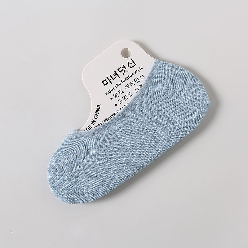 夏季超薄糖果色天鹅绒隐形小码硅胶女士儿童丝袜一次性袜子魔术袜