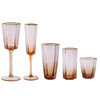 Nordic Phnom Penh Hammered Champagne Red Wine Glass Champagne Cup Hexagon Cup Household Juice Glass Wine Set Creative