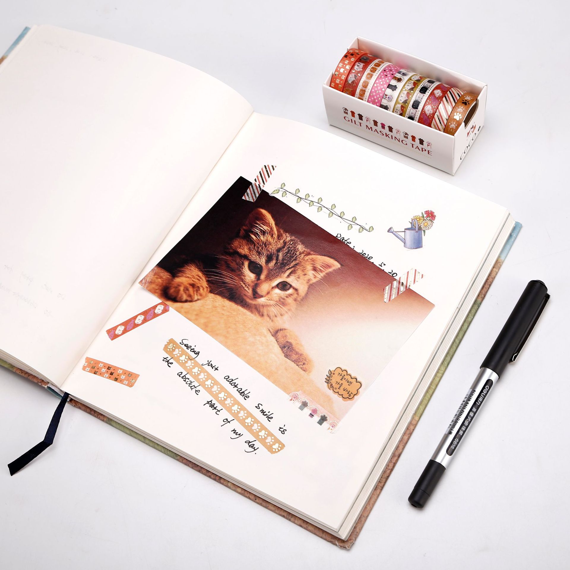 COCO1 fruity sweet sugar series and paper tape suit DIY decorative stationery color and paper tape