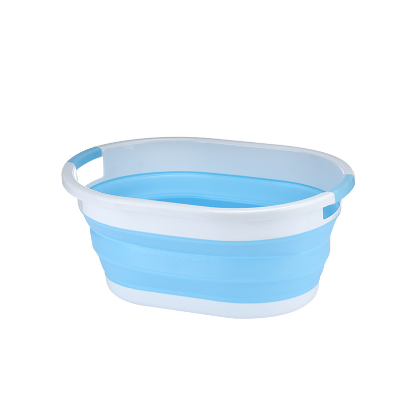 Folding Dirty Clothes Basket Laundry Storage Basket Bathroom Clothes Portable Household Basin Wholesale Foldable Laundry Basket