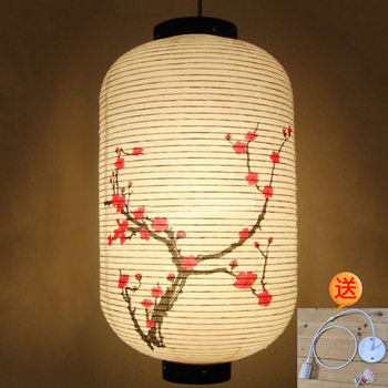 Japanese Lantern Hanging Mid-Autumn Festival Paper Lantern Lantern Plum Blossom Antique Folding Sushi Restaurant Decorative Wax Gourd Lantern