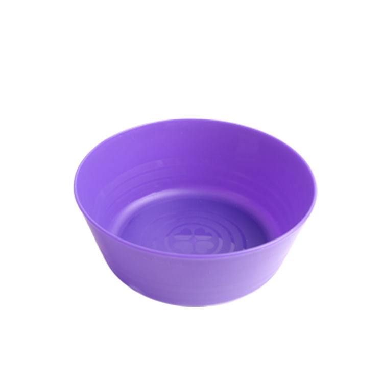 Cross-border rainbow color creative children's new plastic bowl tableware snacks snacks noodles rice bowl portable easy to clean