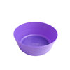 Cross-border rainbow color creative children's new plastic bowl tableware snacks snacks noodles rice bowl portable easy to clean