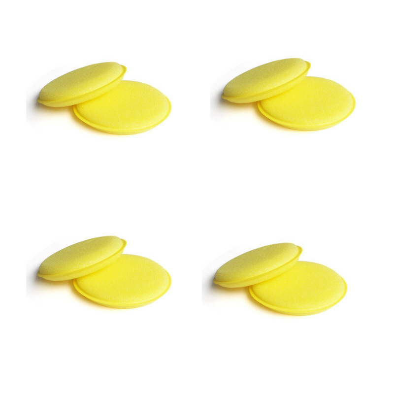 Cross-border car waxing sponge pressing edge small sponge polishing sponge car washing sponge beauty cleaning and maintenance cleaning supplies