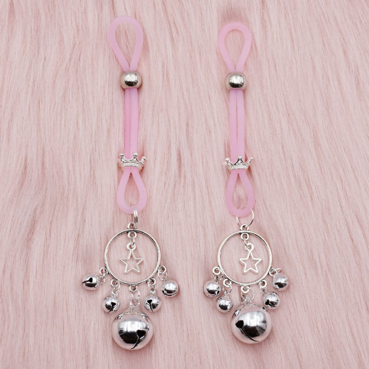 夜光ピンクロープ + 五芒星 + 鈴