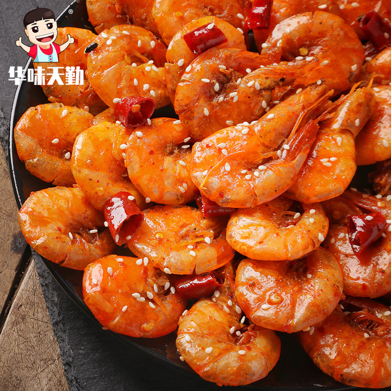 Spicy Prawn spicy prawn seafood delicious cooked snacks specialty food Crayfish factory direct sales