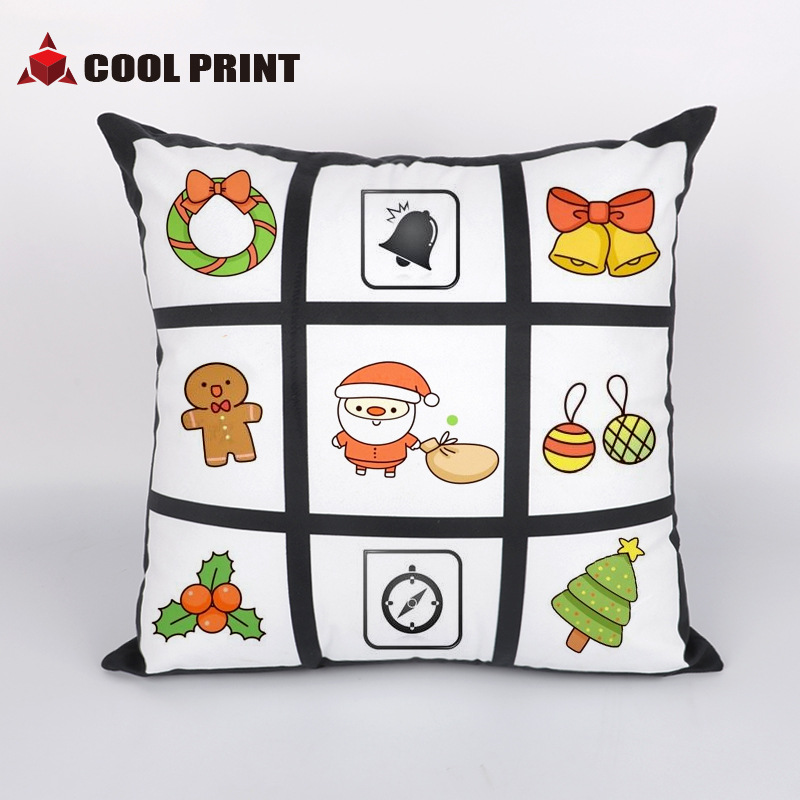 New Creative Jiugong Print Art Photo Wedding Dress Family Children's Photo Pillow Home DIYl Gift Set