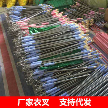 Wholesale Scandinavian Telescopic Clothes Fork Drop Shipping Clothes Drying Fork Zinc Alloy Fork New Clothes Pole Telescopic Clothes Drying Fork