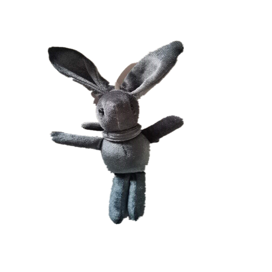 厂家批发许愿兔花束兔子韩国绒兔丝绒长脚兔公仔毛绒玩具批发挂件