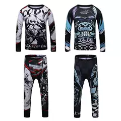 New Boys' Suit Children's Wear Summer New Suit Long Sleeve Trousers for Large Children in Summer
