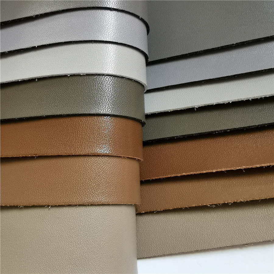 Factory price sale Nappa grain leather spot supply shoes materials for bags with Hydrolysis resistant leather fabric cow grain ultra-fiber leather