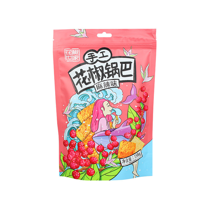 Pepper family handmade rice pot 158g mixed batch pepper rice pot Internet celebrity office leisure snack wholesale