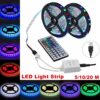 3528LED10 m 600 light RGB color changing soft light with 44 key infrared controller with USB connector light bar