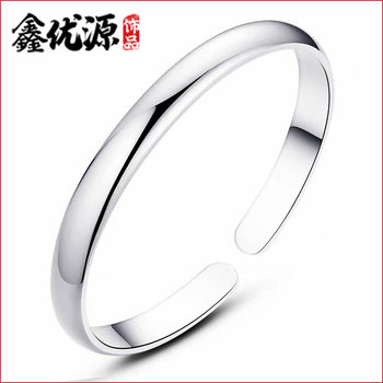 Empress Bracelet, Silver-Plated Bracelet, Full-Body Bracelet, Smooth Bracelet, Factory Direct Wholesale Mirror-Polished Open-Face Bracelet