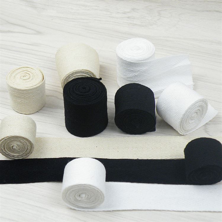 Pure Cotton Herringbone Belt Pure Cotton Cloth Belt Strip Tie Belt Wide Cloth Strip Wrapping Cloth Belt Rolling Edge White Ribbon Accessories