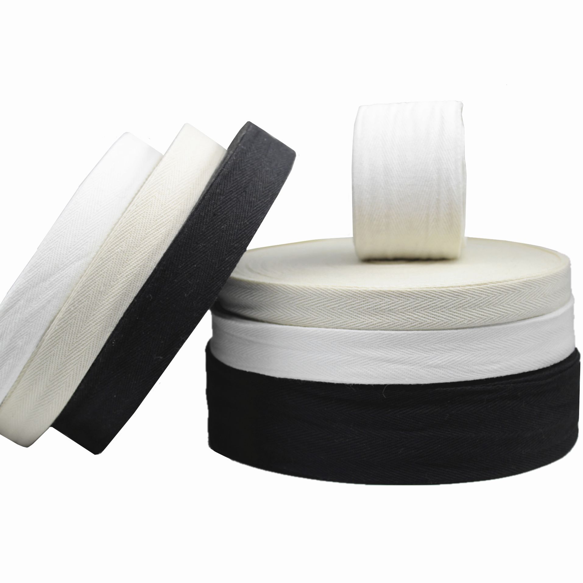 Pure Cotton Herringbone Belt Pure Cotton Cloth Belt Strip Tie Belt Wide Cloth Strip Wrapping Cloth Belt Rolling Edge White Ribbon Accessories